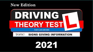 UK driving theory revision information and roadworks signs 2021 [upl. by Emmet664]