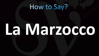 How to Pronounce La Marzocco Italian and English [upl. by Ennoitna465]