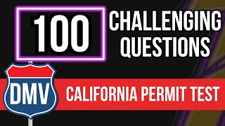 California DMV Permit Practice Test 2024 Real Written Exam 100 Challenging Questions [upl. by Valda]