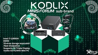 LIVE  Kodlix Mini PC  Power Efficient and Quiet  Review and Tutorial [upl. by Yxel597]