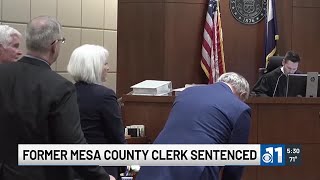 Former Colorado county clerk Tina Peters sentenced to prison for voting data scheme [upl. by Millburn]