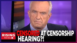 RFK JR SPEAKS OUT Against Democratic Attempts to SILENCE Him At Hearing Rising Interview [upl. by Herbst]