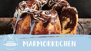 Marmorkuchen  Omas Marmorkuchen  Marmor Gugelhupf  Einfach Backen [upl. by Foushee]