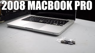 2008 MACBOOK PRO A1278 SCREEN HINGE REPLACEMENT 4K [upl. by Bliss62]