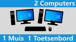 Bestuur meerdere Computers TEGELIJK met 1 Muis en Toetsenbord [upl. by Aralc]