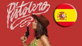 Elettra Lamborghini  PISTOLERO Traducción españolaLetra [upl. by Ecinom]