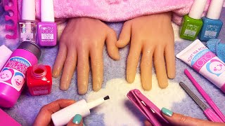 ASMR Realistic Toy Manicure RP Whispered [upl. by Ativ650]