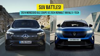 2024 Mercedes GLC Coupe vs 2024 Renault Rafale ETech Visual Comparison  SUV Battles [upl. by Pryor]