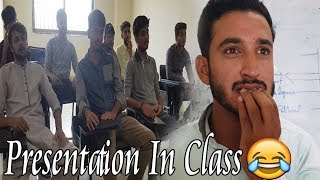 How Students Give Presentations In class 😂 Sialkot Vines [upl. by Nnylhtak335]