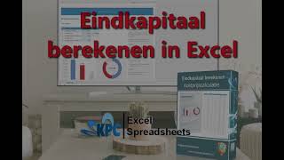 Eindkapitaal berekenen in Excel ✅ [upl. by Nived]