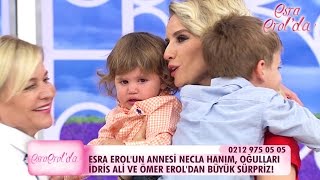 Oğulları İdris Ali ve Ömerden Esra Erola doğum günü sürprizi  atv [upl. by Nedle103]