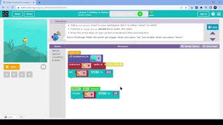 L712 Codeorg  Express2021  Lesson 7Sprites in Action  level 12 [upl. by Ylicis449]