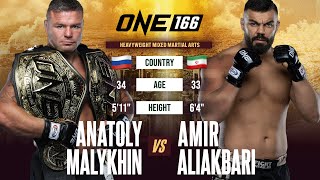 Heavyweight Rivalry 😳👊 Anatoly Malykhin vs Amir Aliakbari [upl. by Boyes]