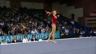 Nastia Liukin  FX  2008 Pacific Rim Championships [upl. by Rihaz]