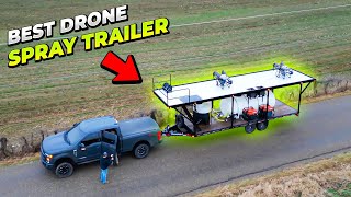 Best Drone Spray Trailer NuWay Ag Drone Trailer [upl. by Rawna]