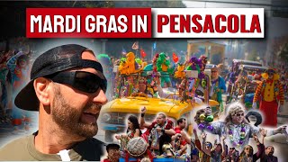 Pensacola Mardi Gras Parade 2022  CHECK THIS OUT [upl. by Beaner]