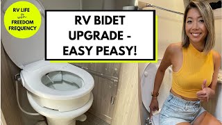 RV Life  How to Install a Bidet in Your RV Quick Easy and for Under 150 [upl. by Lirba409]