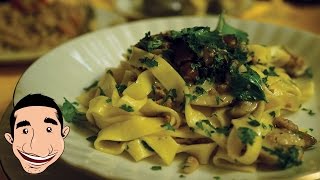 BEST MUSHROOM PASTA  How to Make Pasta with Porcini Mushroom [upl. by Kcir978]