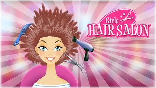 Girls Hair Salon  Hairstyle makeover kids games  Hair Salon Game for Kids [upl. by Zielsdorf]