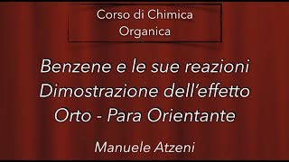 Dimostrazione orientamento Orto Para del Toluene L77 ProfAtzeni ISCRIVITI [upl. by Bollay]