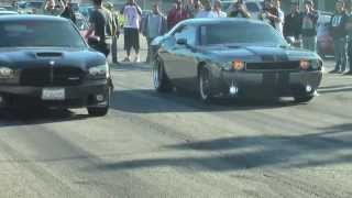 Charger SRT8 vs Challenger SRT8 [upl. by Aloisius159]