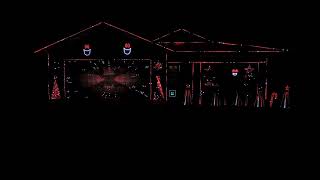 Christmas Light Show 2023  Star Wars Imperial March x Carol of the Bells [upl. by Natsirhc]