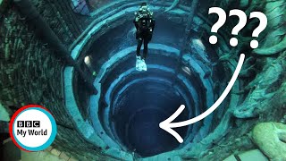 Worlds deepest pool A look inside Dubais underwater city  BBC My World shorts [upl. by Ordisi54]