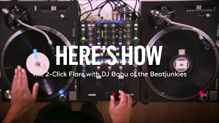 How To Scratch DJ Techniques with DJ Babu of the Beat Junkies [upl. by Onilatac48]