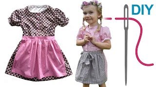 Dirndl nähen für Anfänger – DIY TrachtenkleidKleid mit Schürze quotTHERESAquot [upl. by Suoirrad851]