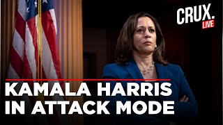 quotA Cowardquot Kamala Harris Rips Into Donald Trump Without Naming Him  Pennsylvania  US Elections [upl. by Enaamuj]