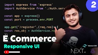 Next Js 14 E commerce Series Responsive UI Tailwind formik yup react [upl. by Finnie]