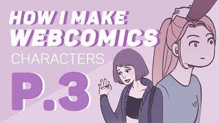 how to make webtoon ocs original characters [upl. by Ahsinert]