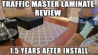 Home Depot Trafficmaster Brazilian Cherry Laminate Review 15 Years After Install [upl. by Naivatco]