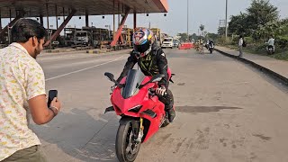 Jatt Prabhjot New Ducati  Jatt Prabhjot Kolkata To Patna on Ducati [upl. by Trinity964]