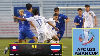 🛑Kết quả U23 Thái Lan vs U23 Lào tại VL U23 Châu Á Đẳng cấp lên tiếng thoát khỏi kịch bản tồi tệ [upl. by Akimrehs]