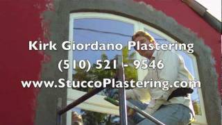 How to Stucco arched inset windows [upl. by Anyr]