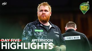 UPSETS APLENTY Day Five Afternoon Highlights  202324 Paddy Power World Darts Championship [upl. by Martel869]