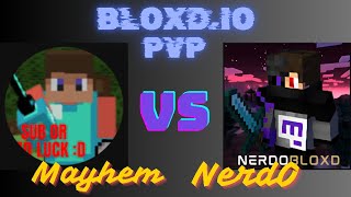 I 1v1ed BloxdMayhem in Bedwars and PvP [upl. by Chavaree127]