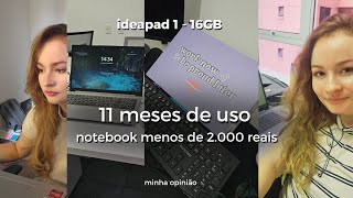 Notebook Custo Benefício 2024  Lenovo Ideapad 1 [upl. by Anissej]