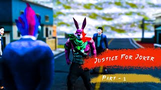 Justice for Joker Love Story ❤️ Bunnys vs Joker 3d Animation Free Fire  Pro Rasel 20 [upl. by Hamish]