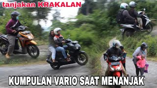 kumpulan vidio vario saat nanjak di tanjakan KRAKALAN ll kembali lagi tergantung yang bawa motor [upl. by Floria]