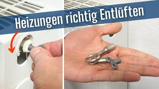 Heizungen richtig Entlüften  SO gehts [upl. by Hiett]