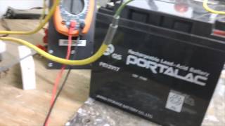 Pulse Motor Charging a Sulfated Battery [upl. by Adnilrem]