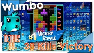 Tetris 99  38 Kill 1 Victory Royale  Wumbo [upl. by Cleodal874]