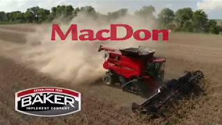 Macdon new FD1 series Flexdraper head [upl. by Eityak]