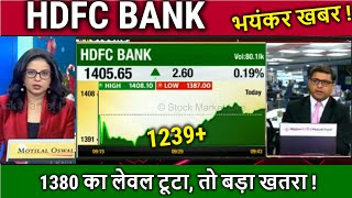 HDFC BANK share analysisbuy or nothdfc bank share latest newshdfc bank share target [upl. by Schuh847]