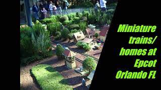 EPCOT Theme Park Germany pavilion mini trains and homes [upl. by Slaby253]