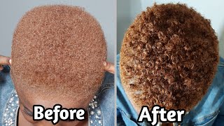 How To Activate Curls On Short Natural Hair No Wash Required [upl. by Alleyne]