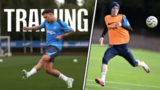 COLE PALMER FOCUS  Chelsea TRAINING PreArsenal  Palmer And Sancho RETURN  Chelsea Training [upl. by Shandy197]