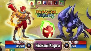 Monster Legends REKKA level 130 combat review Voltaik ver Legends Pass [upl. by Nitnerb]